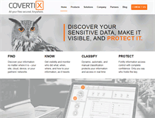 Tablet Screenshot of covertix.com